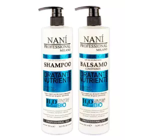 Набір шампунь і кондиціонер для волосся Nani Professional Відновлення та живлення 500 мл + 500 мл
