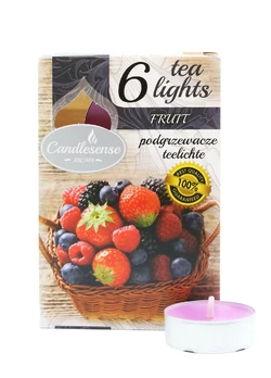 Свічка-таблетка Candlesense Decor ароматизована Fruit 6 шт (4,5 год)