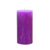 Свічка циліндрична Candlesense Decor Rustic фіолетова 120*60 (38 год)