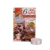 Свічка-таблетка Candlesense Decor ароматизована White Christmas 6 шт (4,5 год)