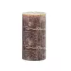 Свічка циліндрична Candlesense Decor Rustic коричнева 120*60 (38 год)
