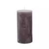 Свічка циліндрична Candlesense Decor Rustic сіра 120*60 (38 год)