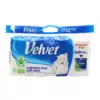 Туалетний папір Velvet Soft White тришаровий 150 відривів 8 рулонів Туалетний папір Velvet Soft White тришаровий 150 відривів 8 рулонів