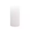 Свічка циліндрична Candlesense Decor Rustic біла 120*60 (38 год)