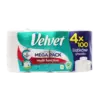 Паперові рушники Velvet Mega Pack двошарові 4 рулони Паперові рушники Velvet Mega Pack двошарові 4 рулони