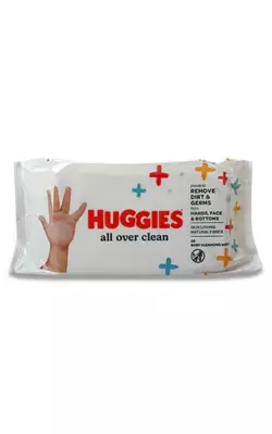 Дитячі вологі серветки Huggies All Over Clean 56 шт