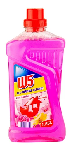Універсальний мийний засіб для дому W5 Pink Sensation 1,25 л Універсальний мийний засіб для дому W5 Pink Sensation 1,25 л