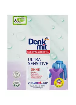 Порошок для прання Denkmit Color Ultra Sensitive (20 прань)
