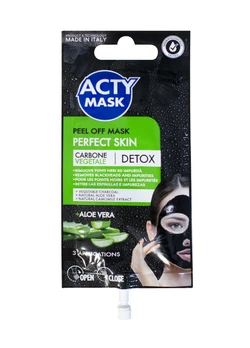 Маска для обличчя Acty Mask Perfect Skin рідка з карбоном від чорних крапок 15 мл
