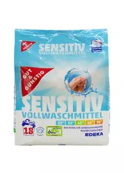 Порошок для прання Edeka Sensitive 1,215 кг (18 прань)