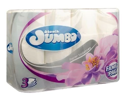Туалетний папір Slonik Jumbo тришаровий 24 рулони