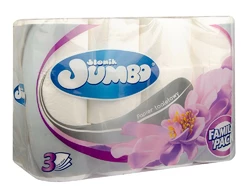 Туалетний папір Slonik Jumbo тришаровий 24 рулони Туалетний папір Slonik Jumbo тришаровий 24 рулони