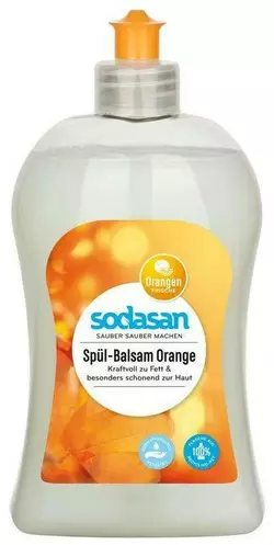 Засіб-концентрат для миття посуду Sodasan Апельсин 500 мл