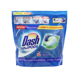 Гель-капсули для прання Dash 3в1 Classic (43 прання)