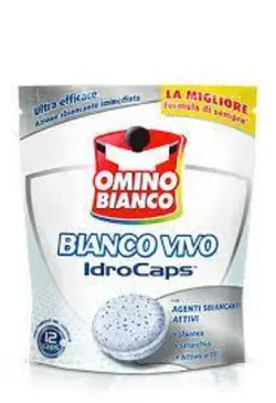 Капсули для видалення плям  Omino Bianco Idro Caps White  (12 штук) 240 г