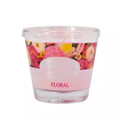 Свічка ароматизована Candlesense Decor у склянці Floral 80*90 (30 год)