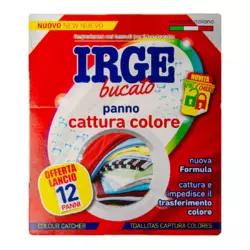 Серветки-пастка IRGE для прання кольорових речей 12 шт