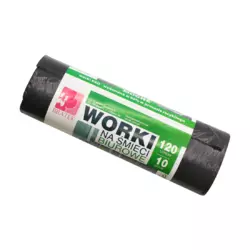 Пакети для сміття Bratek LDPE 120 л 10 шт Пакети для сміття Bratek LDPE 120 л 10 шт