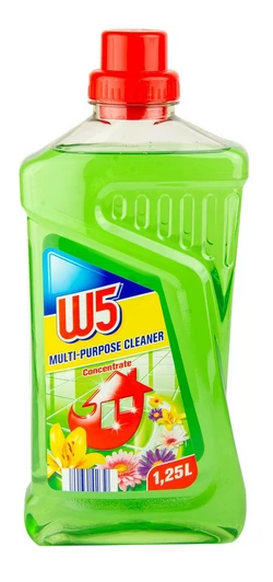 Універсальний мийний засіб для дому W5 Green 1,25 л Універсальний мийний засіб для дому W5 Green 1,25 л