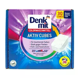 Таблетки Denkmit для прання кольорових речей (30 прань)