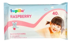 Дитячі вологі серветки Lupilu Raspberry 40 шт.