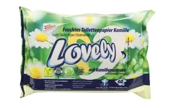 Вологий туалетний папір-салфетки Lovely Ромашка 60 шт. Вологий туалетний папір-салфетки Lovely Ромашка 60 шт.