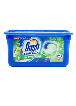 Гель-капсули для прання Dash All in 1 Classico (18 прань)