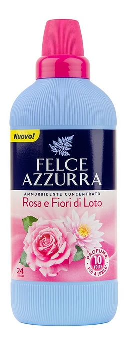 Концентрований пом'якшувач для білизни Felce Azzurra Rosa & Fiori di loto 600 мл