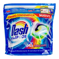 Гель-капсули для прання Dash 3в1 Color (75 прань)