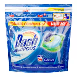 Гель-капсули для прання Dash 3в1 Classico (54 прання)