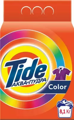 Пральний порошок Tide Аква-Пудра Color 8.1 кг