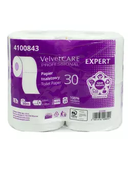 Туалетний папір Velvet HORECA Expert 4 рулони 3 шари 30 м