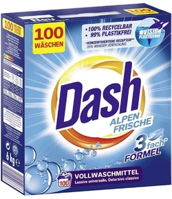 Пральний порошок Dash Alpen Frische 100 прань (6,5 кг)