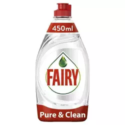 Рідина для миття посуду Fairy Plat Pure and Clean 450 мл