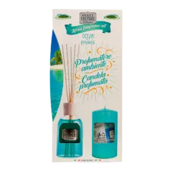 Набір подарунковий Sweet Home ароматизатор для дому OCEAN PARADISE 100 мл + свічка 135 г