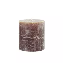 Свічка циліндрична Candlesense Decor Rustic коричнева 75*70 (33 год)