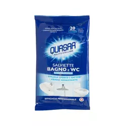 Quasar серветки для чищення ванної кімнати та туалету Bagno e WC 20 шт
