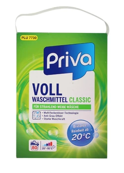 Порошок для прання Priva Classic 5,2 кг (80 прань)