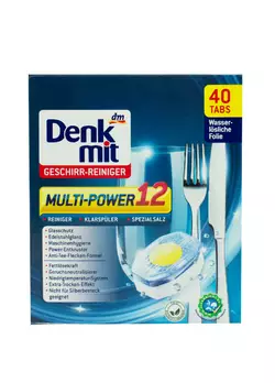 Таблетки (капсули) для посудомийної машини Denkmit Multi Power 40 шт