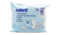Вологий туалетний папір-салфетки Kokett Sensitive 70 шт