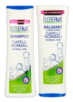Набір шампунь і кондиціонер Eloderma для нормального волосся 300 мл + 300 мл