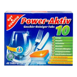 Таблетки для посудомийної машини EDEKA Power-Aktiv (40 штук)