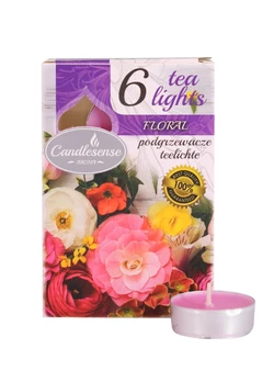 Свічка-таблетка Candlesense Decor ароматизована Floral 6 шт (4,5 год)