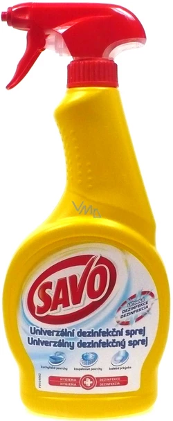Універсальний спрей для чищення дезінфікуючий Savo 500 мл Універсальний спрей для чищення дезінфікуючий Savo 500 мл