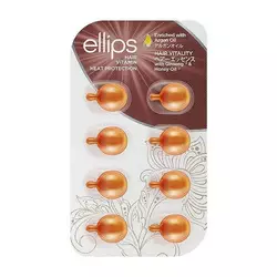 Капсули для волосся Еllips з женьшенем та медом (8x1 мл)