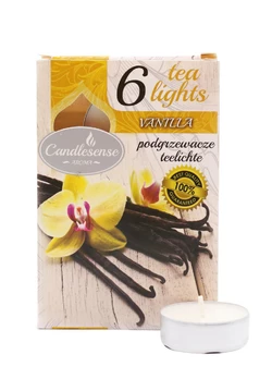 Свічка-таблетка Candlesense Decor ароматизована Vanilla 6 шт (4,5 год)
