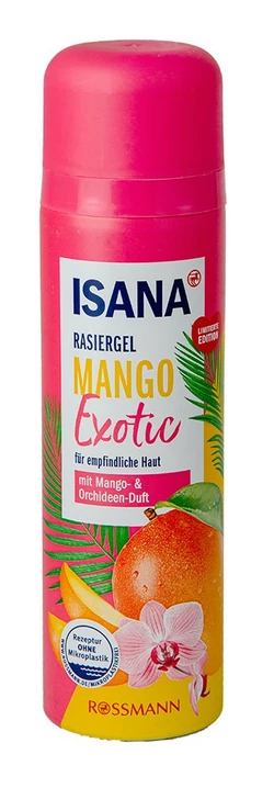 Гель для гоління Isana Mango Exotic 150 мл
