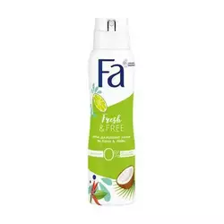 Дезодорант-спрей жіночий Fa Fresh & Free Coconut & Lime 150 мл