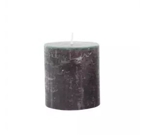 Свічка циліндрична Candlesense Decor Rustic чорна 75*70 (33 год)