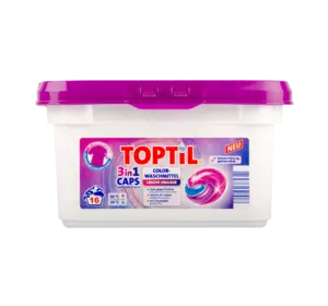 Гель-капсули для прання Toptil Color (16 прань)